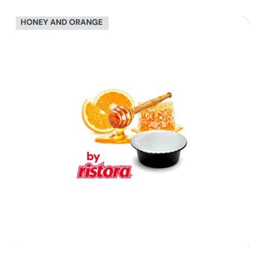 Agostani caffe - Chamomile tea, honey and orange capsules compatible with Lavazza A Modo Mio System 16pcs