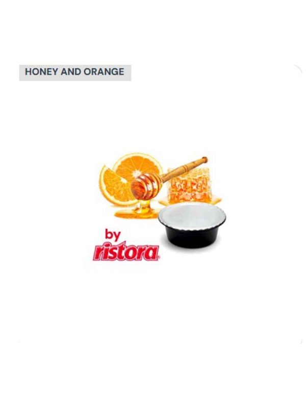 Agostani caffe - Chamomile tea, honey and orange capsules compatible with Lavazza A Modo Mio System 16pcs