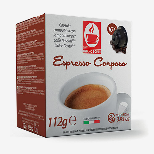 Tiziano Bonini - Espresso Corposo, Dolce Gusto συμβατές 16 τεμ.