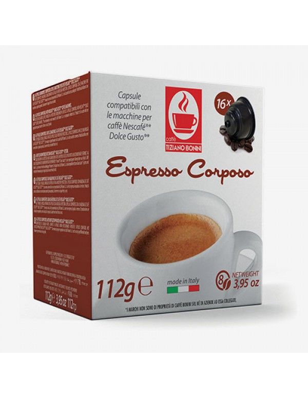 Tiziano Bonini - Espresso Corposo, Dolce Gusto συμβατές 16 τεμ.