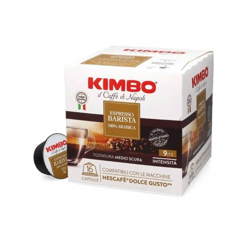 Kimbo - Barista 100% Arabica, 16x Dolce Gusto συμβατές κάψουλες