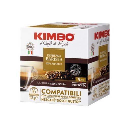 Kimbo - Barista 100% Arabica, 16x Dolce Gusto συμβατές κάψουλες