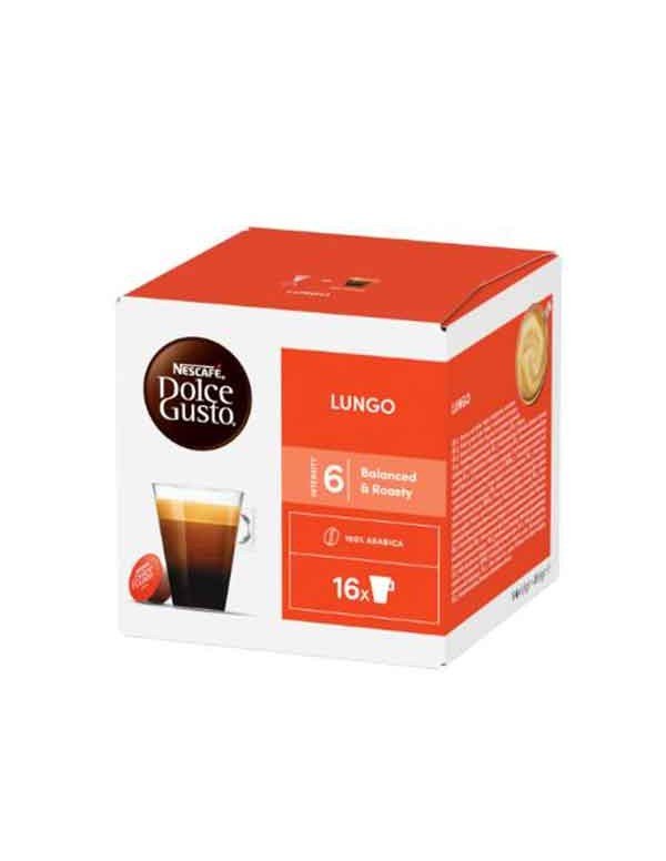 Nescafe - Espresso Lungo , 16x Dolce Gusto συμβατές κάψουλες