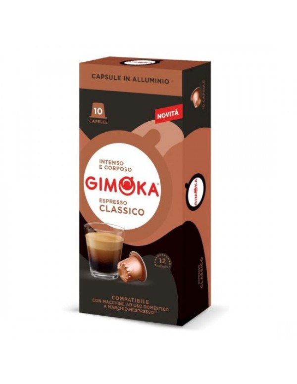 Gimoka - classico, 10x nespresso συμβατές 
