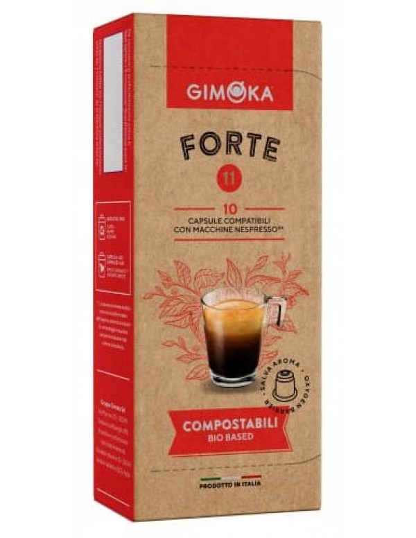 Gimoka - Forte, 10x nespresso συμβατές