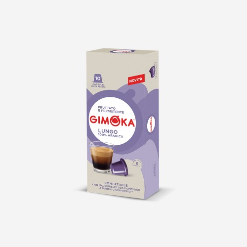 Gimoka - Lungo, 10x nespresso συμβατές 