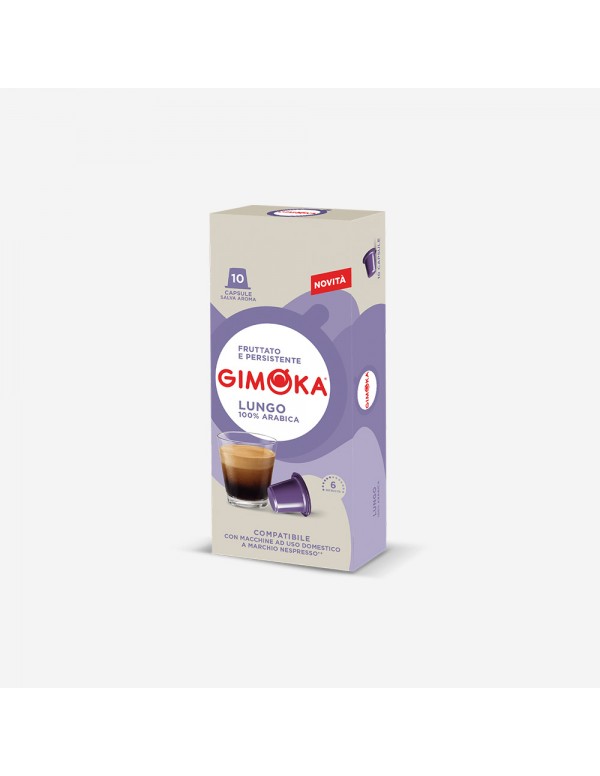 Gimoka - Lungo, 10x nespresso συμβατές 