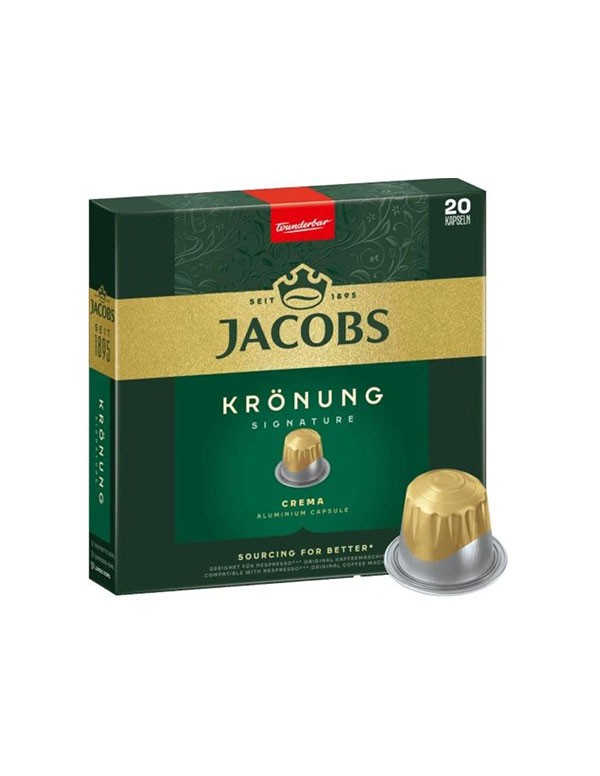 Jacobs - Crema, 20x nespresso συμβατές κάψουλες