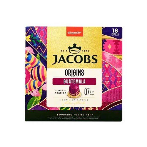 Jacobs - Guatemala, 18 τμχ nespresso συμβατές κάψουλες