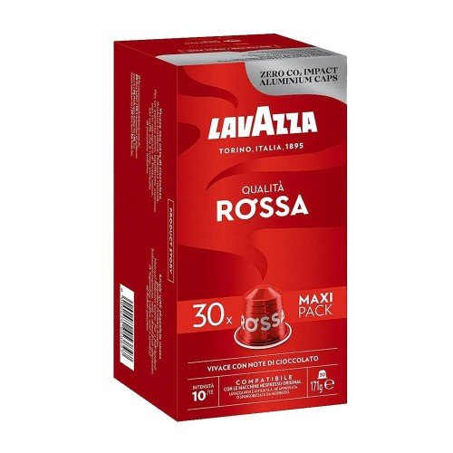 Lavazza - Qualita Rossa, 30x Nespresso συμβατές κάψουλες Lavazza - Qualita Rossa, 30x Nespresso συμβατές κάψουλες