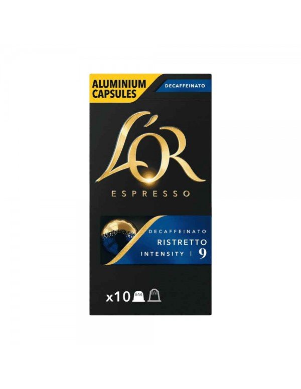 L'or - Decaffeinato ristretto, 10τμχ κάψουλες nespresso