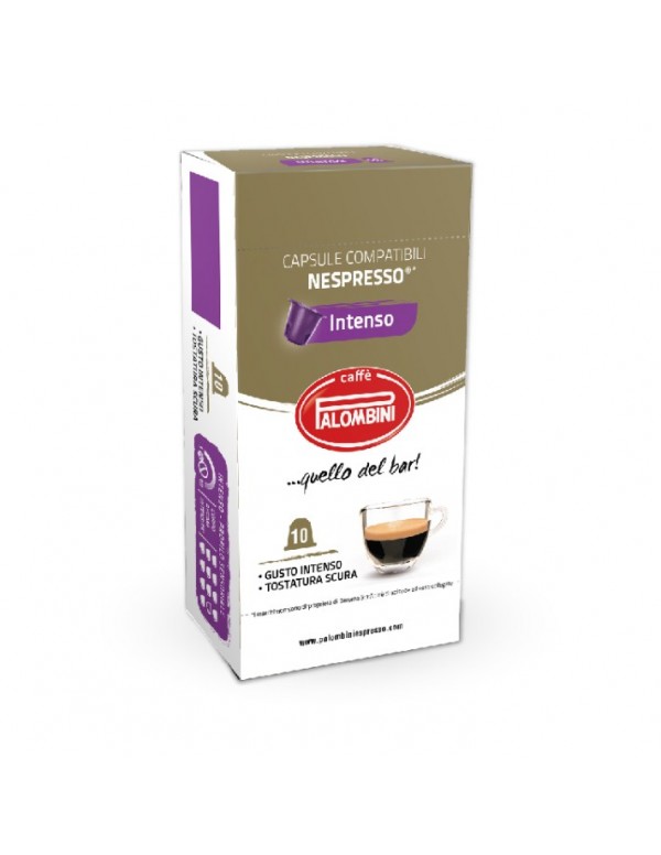 Palombini - Intenso, 10x nespresso συμβατές κάψουλες