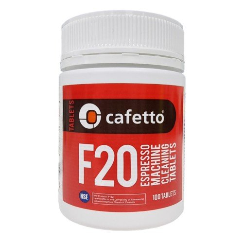 Cafetto - Ταμπλέτες καθαρισμού για αυτόματες μηχανές F20, 100τμχ