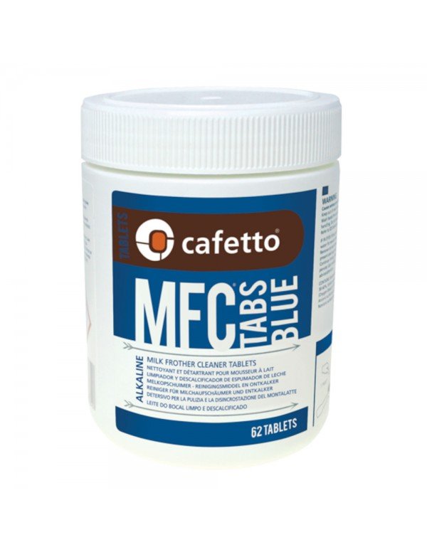 Cafetto - Ταμπλέτες καθαρισμού για γάλα MFC ΜΠΛΕ, 62 τμχ