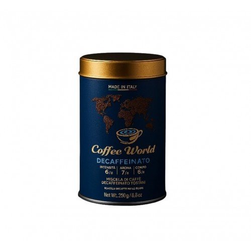 Coffee World - Decaffeinato, 250gr αλεσμένος
