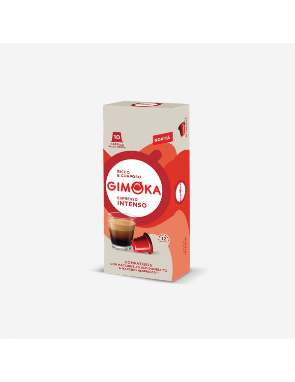 Gimoka - Intenso, 10x nespresso συμβατές 