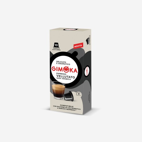 Gimoka - Vellutato 100% Αrabica, 10x nespresso συμβατές 