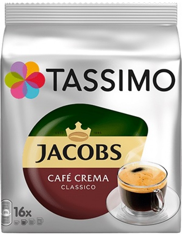 Jacobs - Caffe Crema classico, 16x tassimo κάψουλες