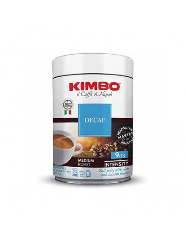 Kimbo - Decaffeinated, 250g αλεσμένος