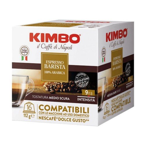 Kimbo - Barista 100% Arabica, 16x Dolce Gusto συμβατές κάψουλες