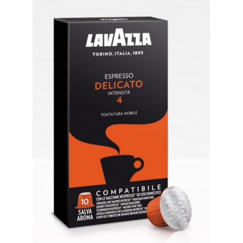 Lavazza - Delicato, 10x nespresso συμβατές 