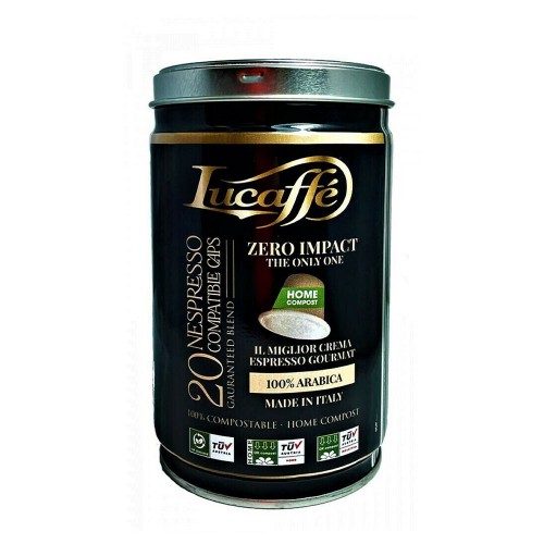 Lucaffe - Espresso κάψουλες βιοδιασπώμενες nespresso, 20caps