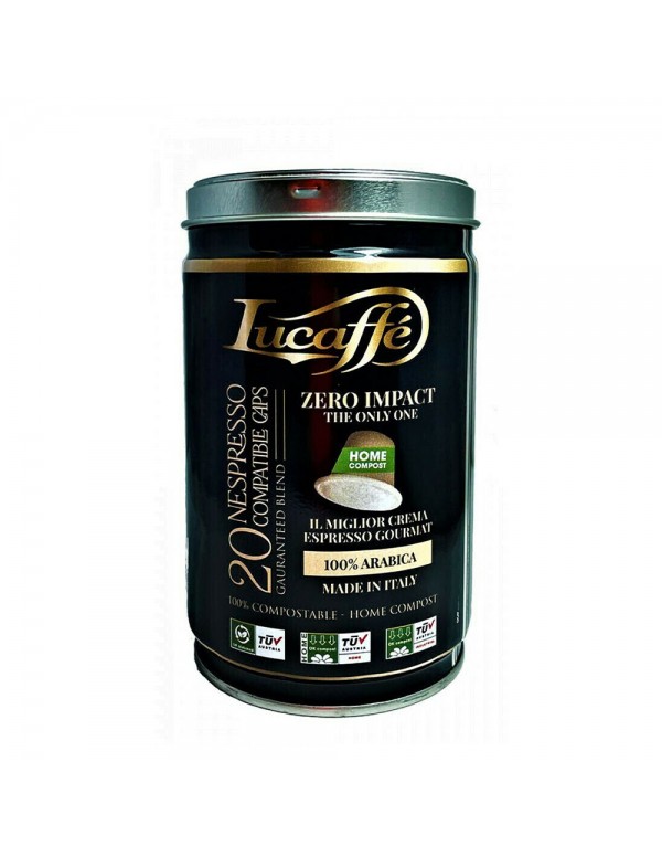 Lucaffe - Espresso κάψουλες βιοδιασπώμενες nespresso, 20caps