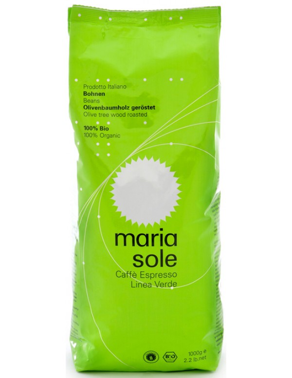 Maria Sole - Bio espresso Linea Verde, 1000g σε κόκκους