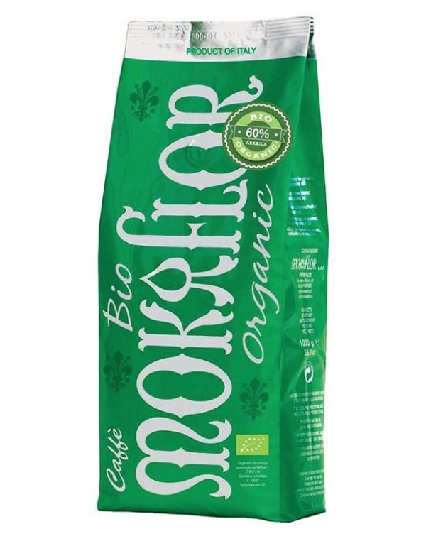 Mokaflor - 60% Arabica 40% Robusta Organic, 1000g σε κόκκους