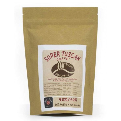Mokaflor - Super Tuscan 90% Arabica 10% Robusta, 1000g σε κόκκους