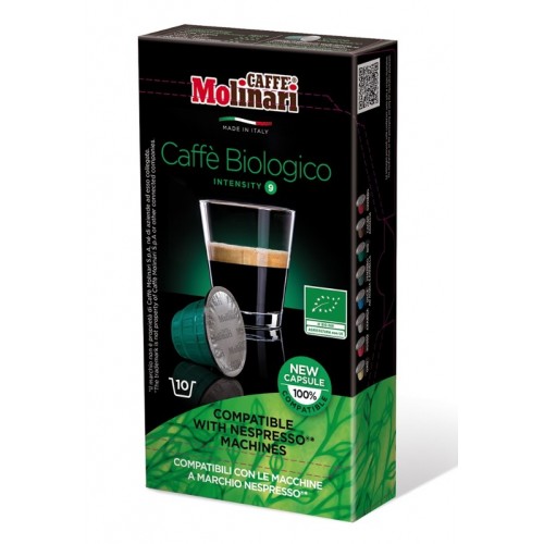 Molinari - Bio Organic, 10x nespresso συμβατές