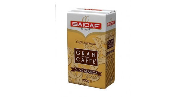 Saicaf  Caffè Macinato GranCaffè 100% Arabica 250gr