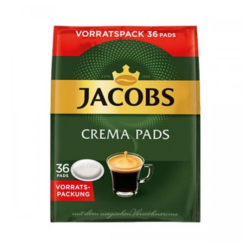 Jacobs - Crema pads, 36x χάρτινες ταμπλέτες 