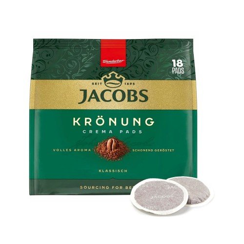 Jacobs - Crema pads, 18x χάρτινες ταμπλέτες