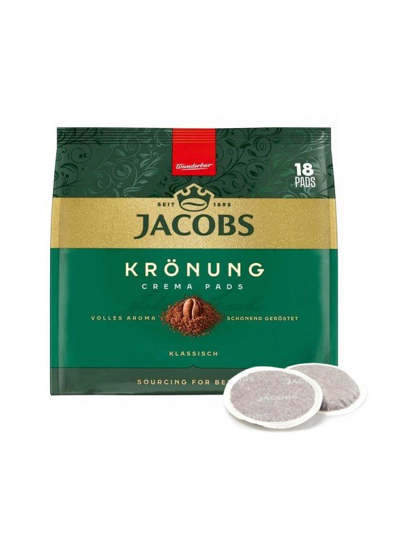 Jacobs - Crema pads, 18x χάρτινες ταμπλέτες