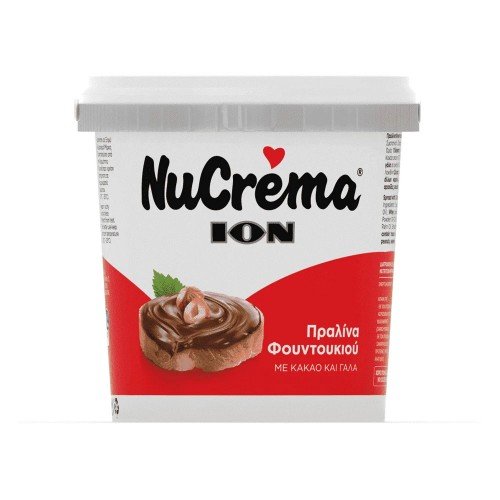 NuCrema - Πραλίνα Φουντουκιού με κακάο και γάλα 1000gr