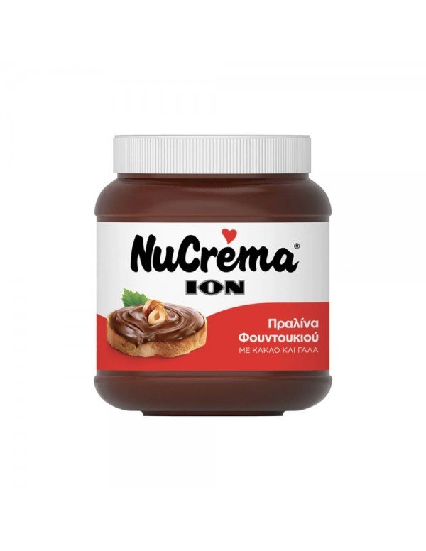 NuCrema - Πραλίνα Φουντουκιού με κακάο και γάλα 380gr