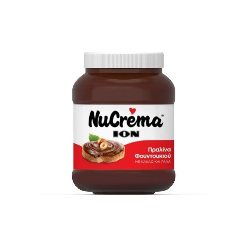 NuCrema - Πραλίνα Φουντουκιού με κακάο και γάλα 580gr