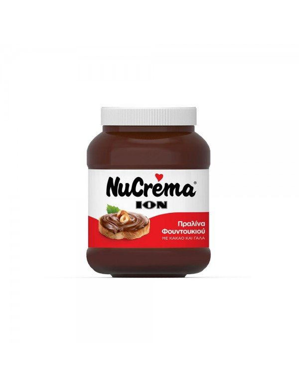 NuCrema - Πραλίνα Φουντουκιού με κακάο και γάλα 580gr