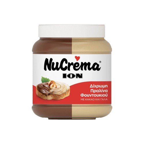 NuCrema - Πραλίνα Φουντουκιού με κακάο και γάλα  380gr , double