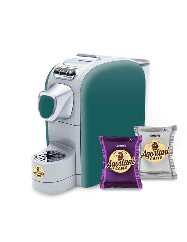 Agostani Small Cup, μηχανή espresso με 100 κάψουλες ΔΩΡΟ