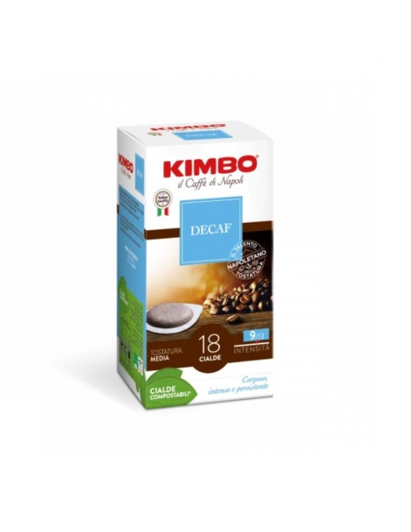 Kimbo - Decaffeinato, 18 χάρτινες ταμπλέτες