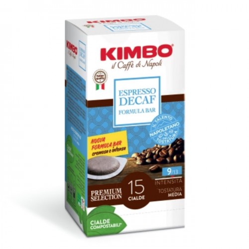 Kimbo - Decaffeinato, 15 χάρτινες ταμπλέτες