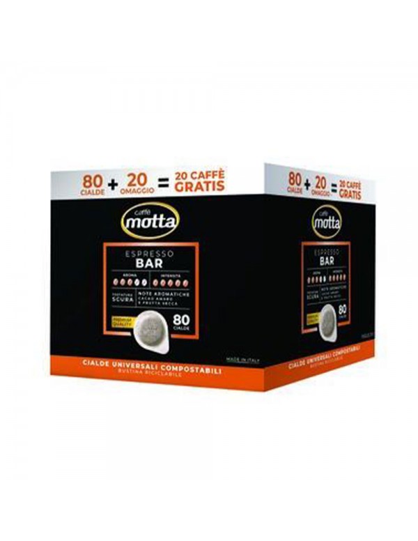 Motta Espresso Bar - Χάρτινες ταμπλέτες E.S.E. 44mm 80 + 20τεμ. δώρο