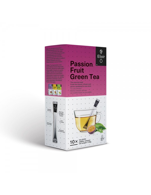 Elixir - Passion Fruit Green Tea 10 ράβδοι τσαγιού