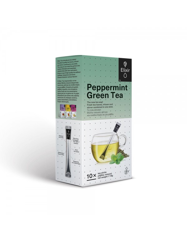 Elixir - Peppermint Green Tea 10 ράβδοι τσαγιού