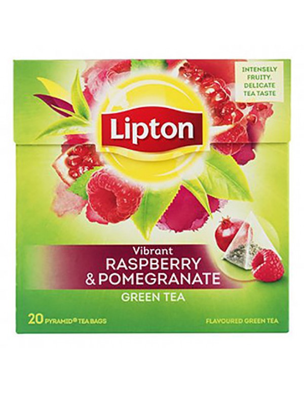 Lipton - Green Raspberry & Pomegranate, 20τμχ