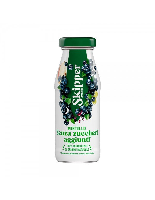 Skipper - Χυμός Μύρτιλο χωρίς ζάχαρη 100%, 200ml	