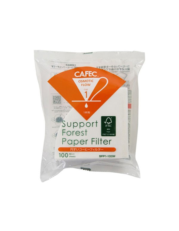 Φίλτρο καφέ - SFP (Support Forest Paper) Filter Paper with FSC certificate cup1/ 100sheets