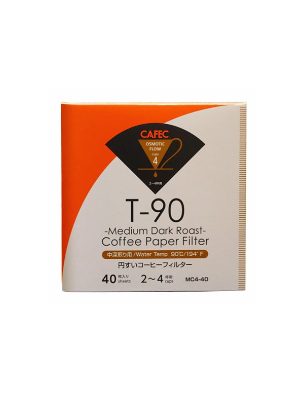 Φίλτρο καφέ - Medium-dark Roast Coffee Paper Filter cup4 /40sheets